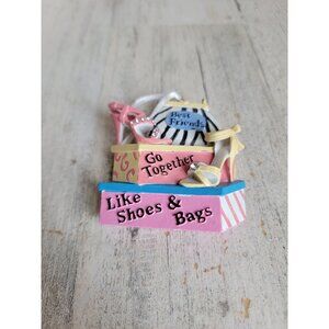 Kurt Adler‎ best friends go together like shoes and bags ornament Xmas vintage